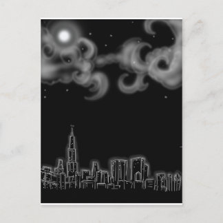 chicago night1 copy 2 postcard