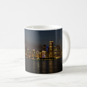 Chicago Night Cityscape Coffee Mug