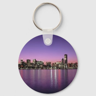 Chicago Nitetime Skyline Key Ring
