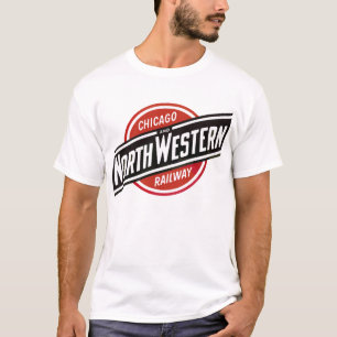 Chicago & North West Railways Railroad Hiking Duck T-Shirt