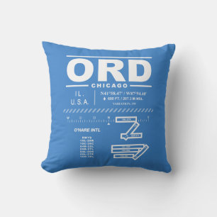 Chicago O'Hare International Airport ORD Cushion