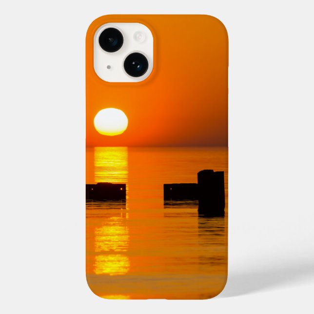 Chicago Orange Galore Morning Case-Mate iPhone Cas Case (Back)