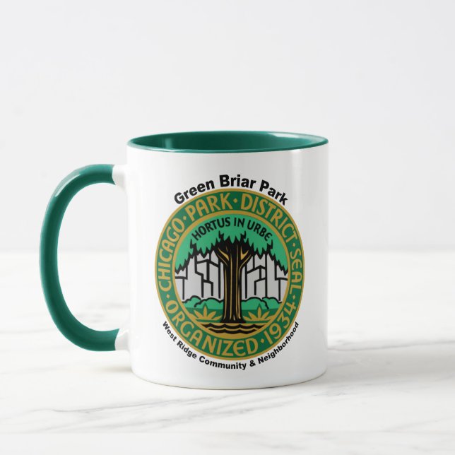 Chicago Park District, Green Briar Park Mug (Left)