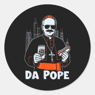 Chicago Pe Leo Xiv Da Pe New Pe Tribute Godmother  Classic Round Sticker