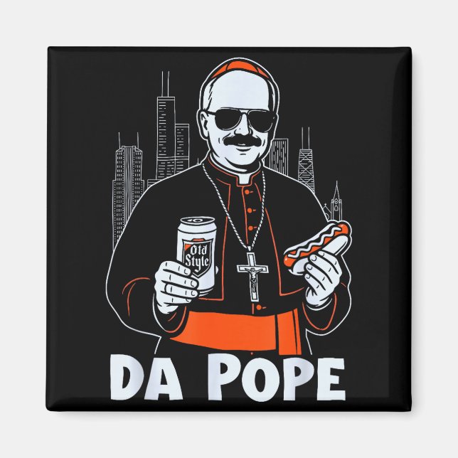 Chicago Pe Leo Xiv Da Pe New Pe Tribute Godmother  Magnet (Front)