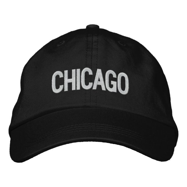 Chicago Personalised Adjustable Hat (Front)