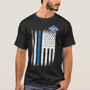 Chicago Police Blue Line  T-Shirt