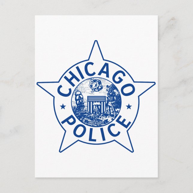 Chicago Police (VINTAGE) Postcard (Front)