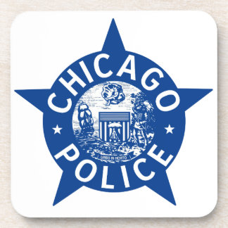 Chicago Police VINTAGE STAR Coaster