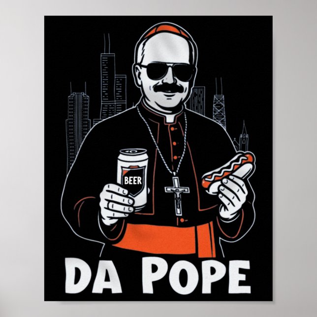 Chicago Pope Leo Xiv da Pope'  Poster (Front)