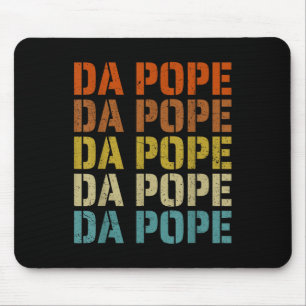 Chicago Pope Leo Xiv Retro Cardinal Robert Prevost Mouse Pad