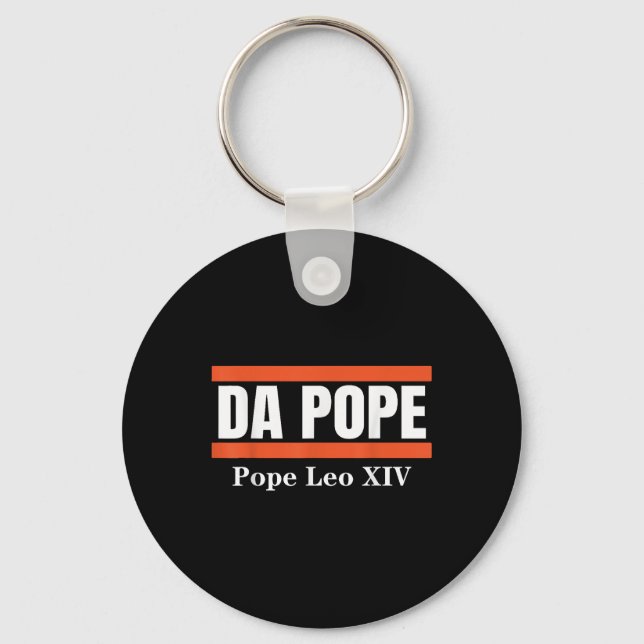 Chicago Pope Leo Xiv Shirt Cardinal Robert Prevost Key Ring (Front)