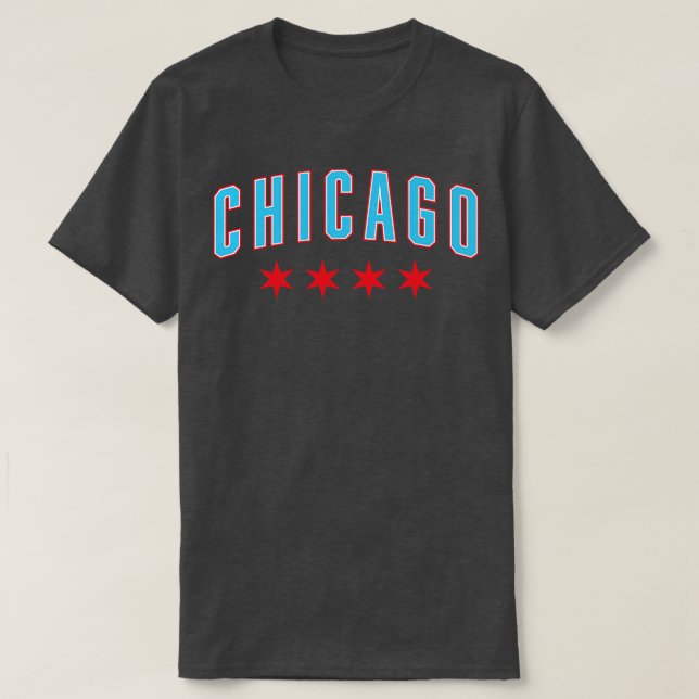 Chicago Pride Baseball Fan Tee Wave Your Flag for  (Design Front)