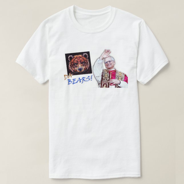 Chicago Pride Bears & Pope Leo T-Shirt (Design Front)