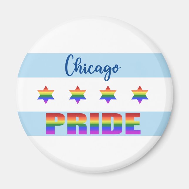 Chicago Pride Magnet (Front)