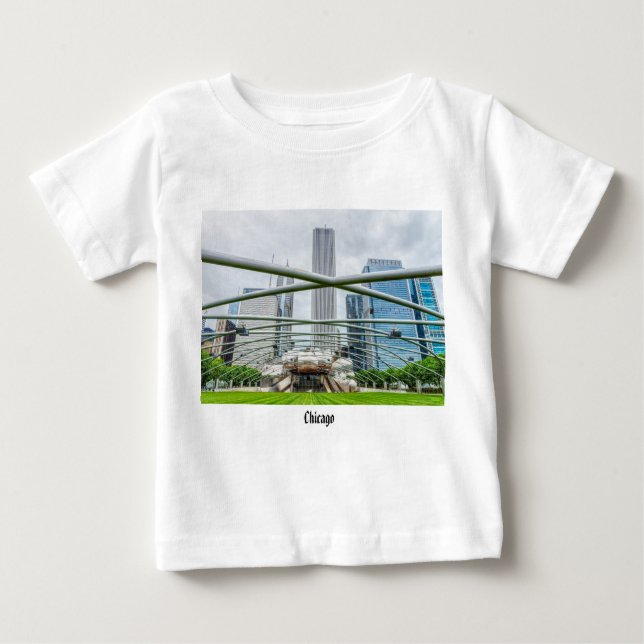 Chicago Pritzker Pavilion Baby T-Shirt (Front)
