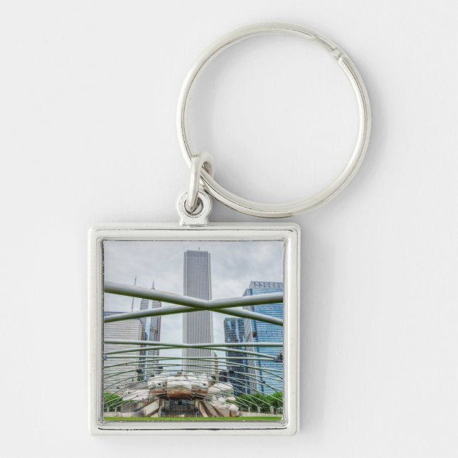 Chicago Pritzker Pavilion Key Ring (Front)