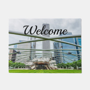 Chicago Pritzker Pavilion Welcome Doormat