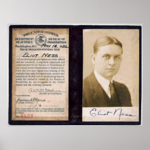 CHICAGO PROHIBITION AGENT ELIOT NESS UNTOUCHABLE POSTER