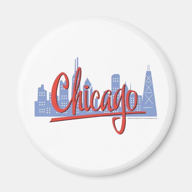 CHICAGO-RED MAGNET (Front)