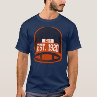 Chicago Retro Throwback Football Helmet Oversized T-Shirt