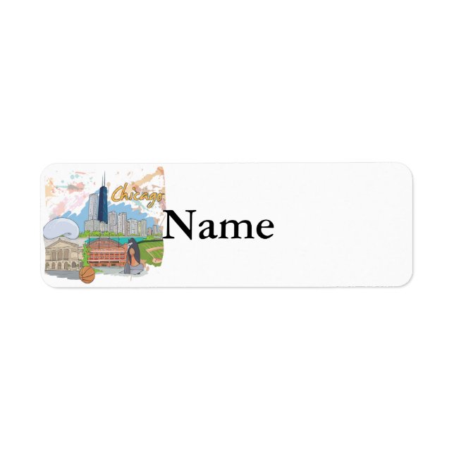 Chicago Return Address Label (Front)