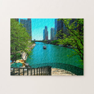 Chicago River. Jigsaw Puzzle