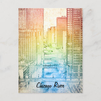 Chicago River Postcard