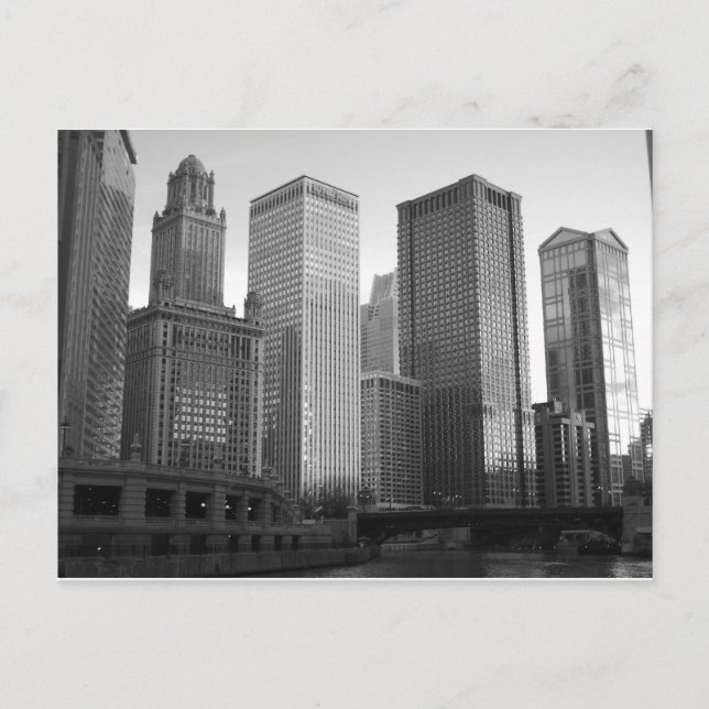 Chicago River Postcard (Front)