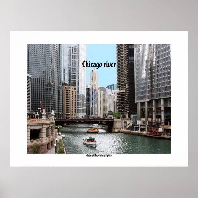 Chicago river poster (Front)