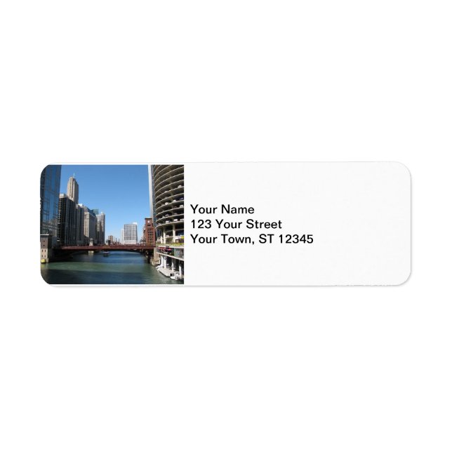 Chicago River Return Address Label (Front)