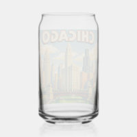 Chicago River Saint Patricks day postcard