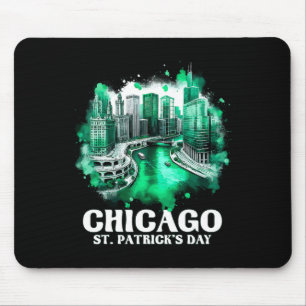 Chicago River St. Patrick's Day Parade Mouse Pad
