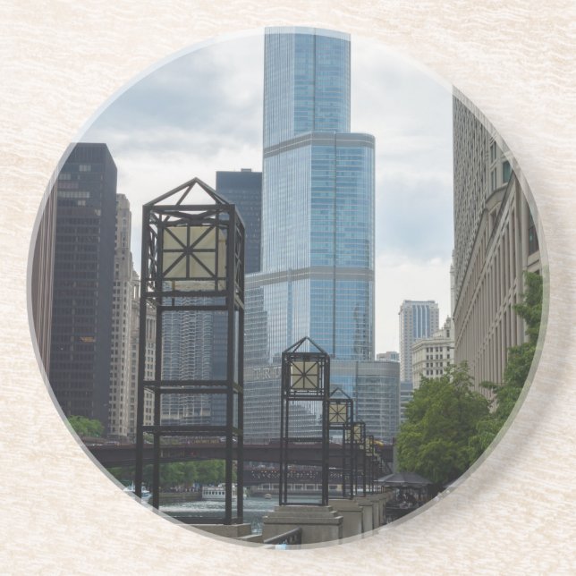 Chicago River Walk Coaster (Front)