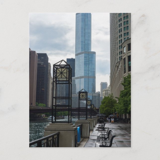Chicago River Walk Postcard (Front)