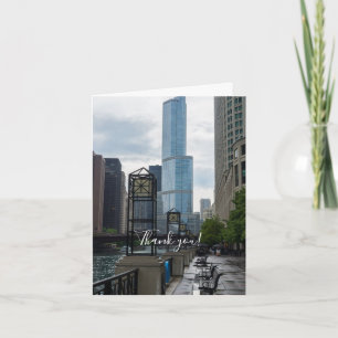 Chicago River Walk Thank You Card