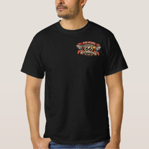 Chicago Route 66 Windy City 100 Years Vintage T-Sh T-Shirt