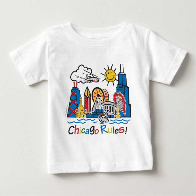 Chicago Rules Baby T-Shirt (Front)