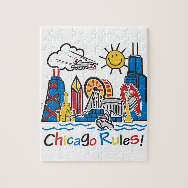 Chicago Rules Jigsaw Puzzle (Vertical)