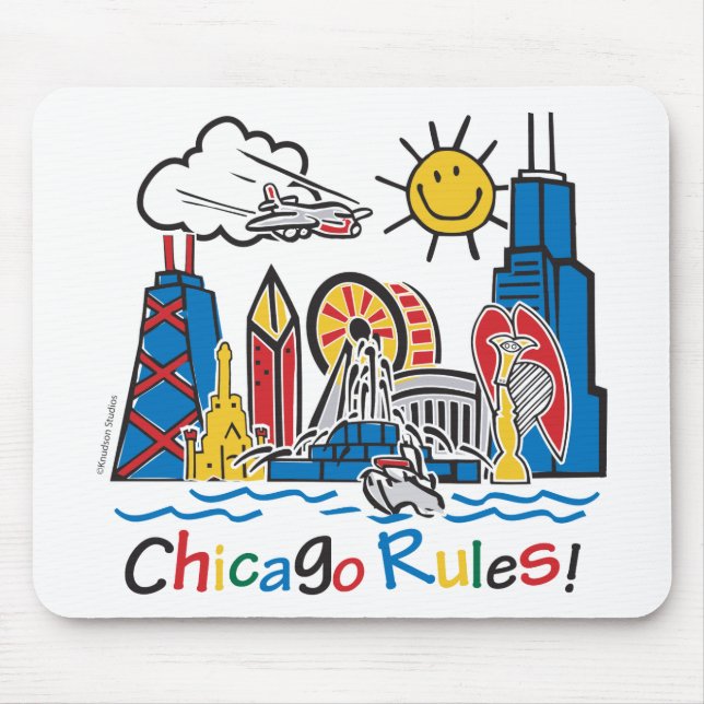 Chicago Rules Mouse Pad (Front)