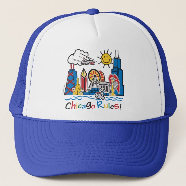 Chicago Rules Trucker Hat (Front)