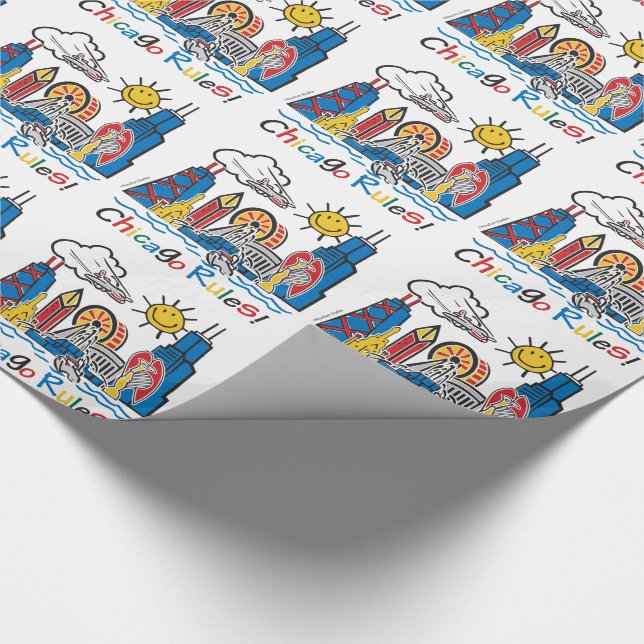 Chicago Rules Wrapping Paper (Corner)