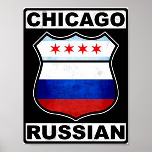 Chicago Russian American Poster