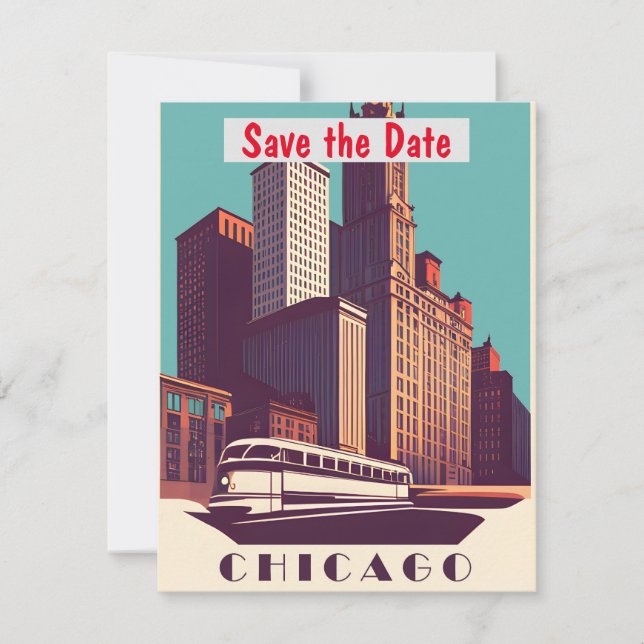 Chicago Save The Date (Front)