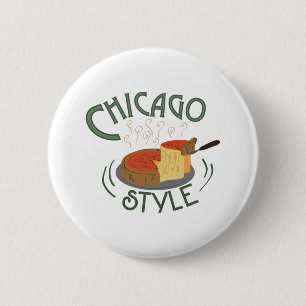 Chicago Sign 6 Cm Round Badge
