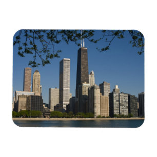 Chicago skyline and Lake Michigan, Lake Shore Magnet