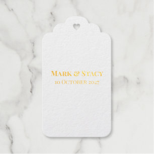 Chicago Skyline Architecture Watercolor Wedding Gift Tags