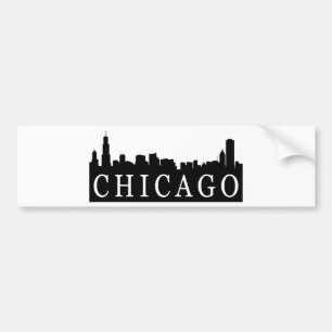 Chicago Skyline Bumper Sticker