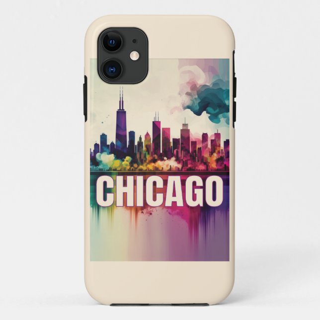 Chicago Skyline  Case-Mate iPhone Case (Back)