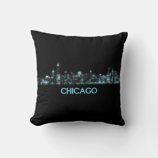 Chicago Skyline Cushion (Front)
